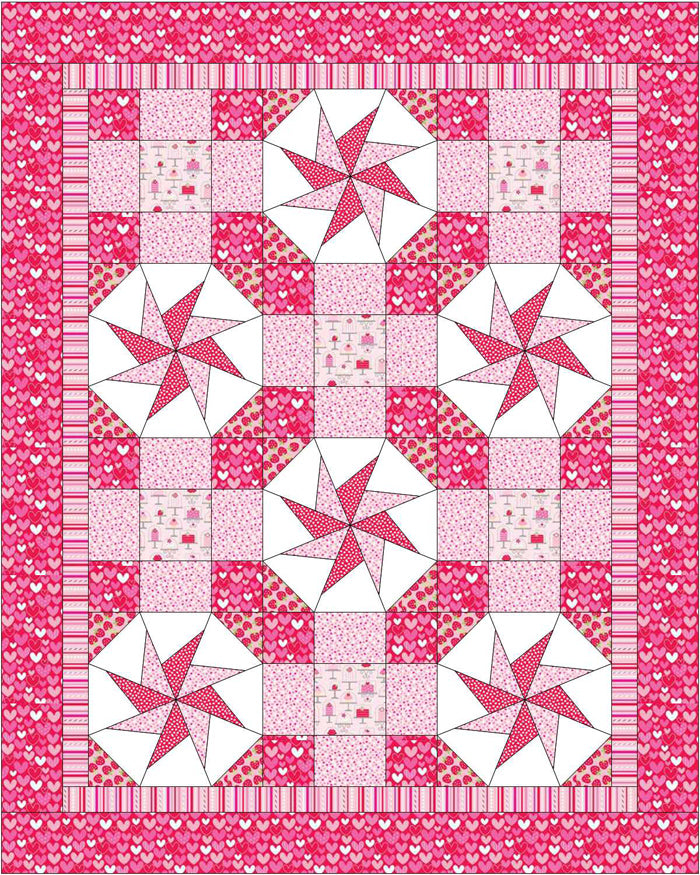 You're Berry Sweet Quilt BL2-109e - Downloadable Pattern