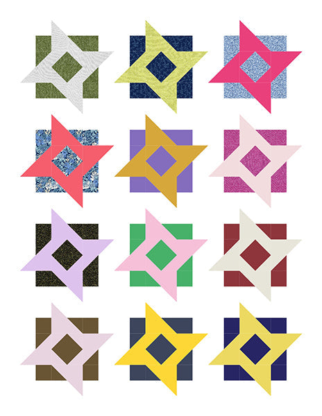 Fine China Quilt Pattern BL2-216 - Paper Pattern