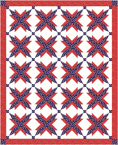 Crown Roast Quilt BL2-226e - Downloadable Pattern