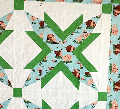 Crown Roast Quilt BL2-226e - Downloadable Pattern