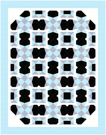 Bunny Slope Quilt BL2-234e - Downloadable Pattern