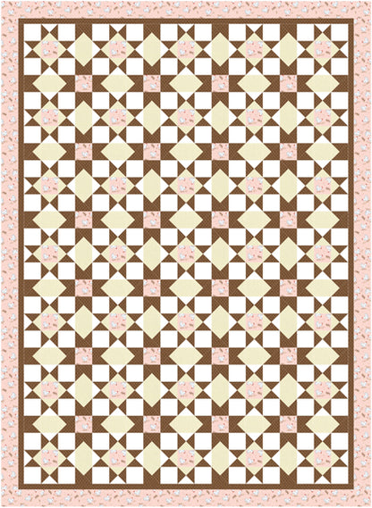 Chicken Coop Quilt BL2-245e - Downloadable Pattern