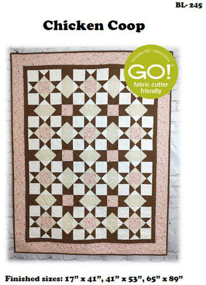 Chicken Coop Quilt Pattern BL2-245 - Paper Pattern