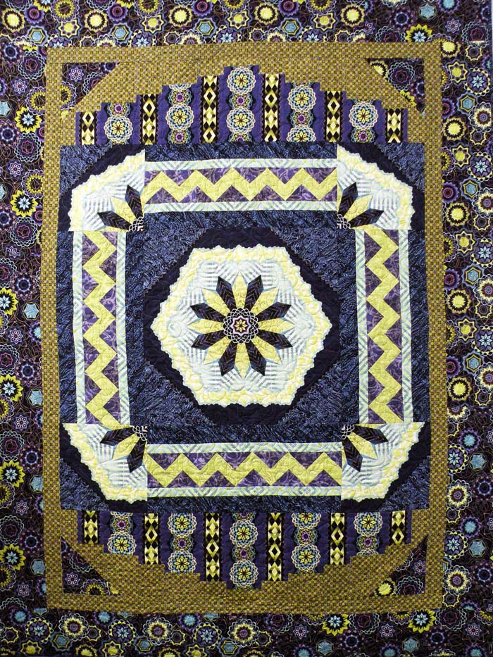 Persian Blue Quilt Pattern BS2-380w  - Wholesale Product