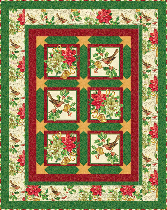 Christmas Music Quilt Pattern BS2-389w  - Wholesale Product