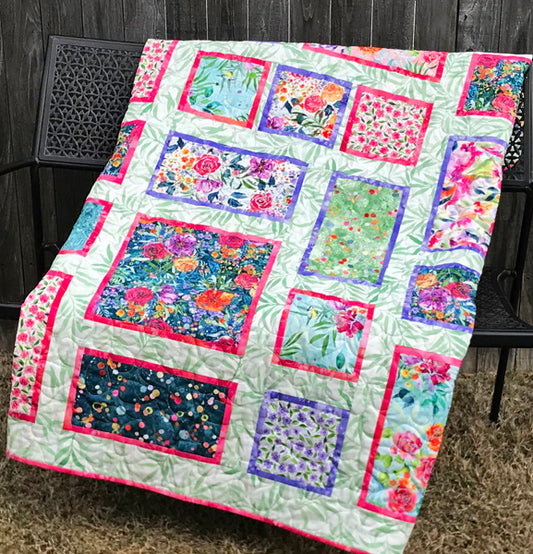 Fancy Frames Quilt CCQ-074e - Downloadable Pattern