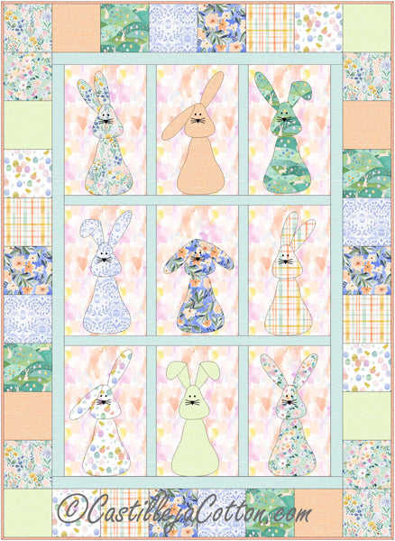 Bunnies Galore Quilt Pattern CJC-44615w  - Wholesale Product