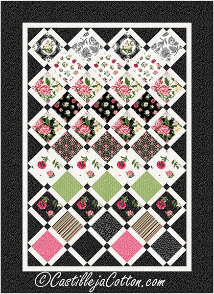 Bloom On Point Minis Quilt CJC-49297e - Downloadable Pattern