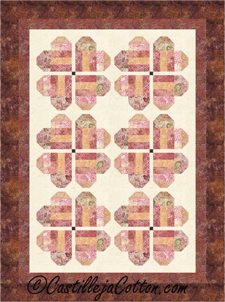 Heart Posies Quilt Pattern CJC-52291w  - Wholesale Product