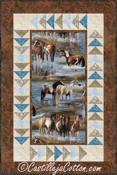 River Horses Quilt Pattern CJC-52911w  - Wholesale Product