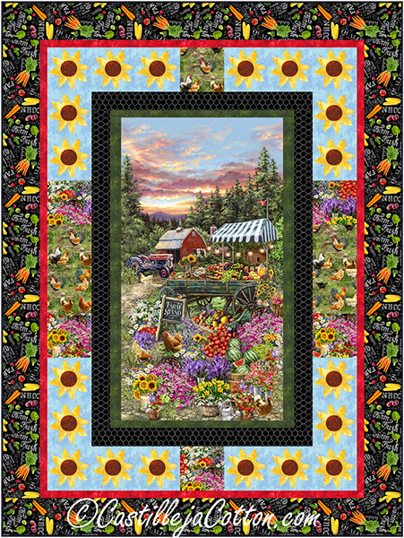 Farm Market Quilt CJC-53023e - Downloadable Pattern