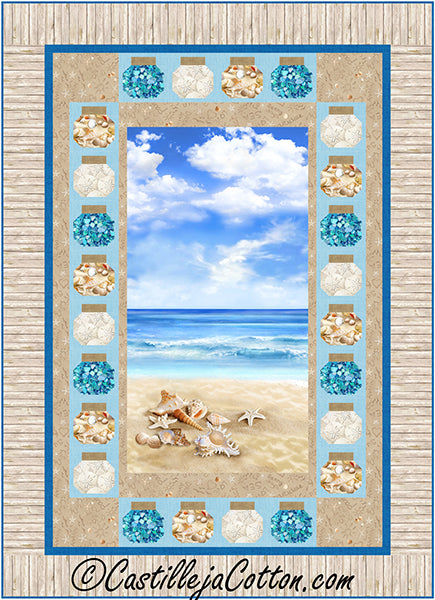 Beach Comber Jars Quilt Pattern CJC-55673 - Paper Pattern