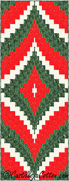 Holiday Diamonds Runner CJC-55693e - Downloadable Pattern