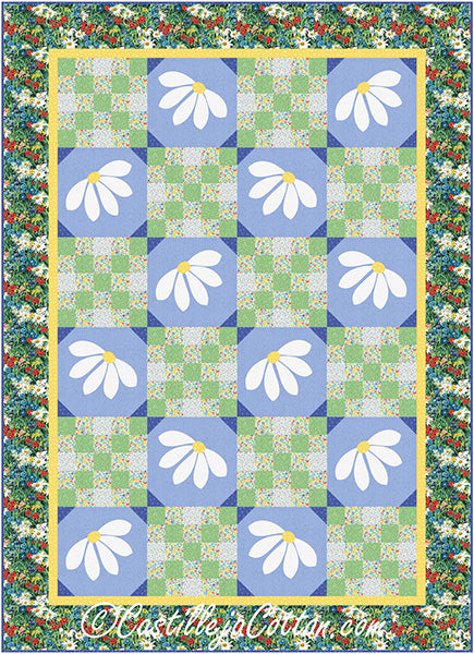 Dancing Daisies Quilt CJC-56771e - Downloadable Pattern