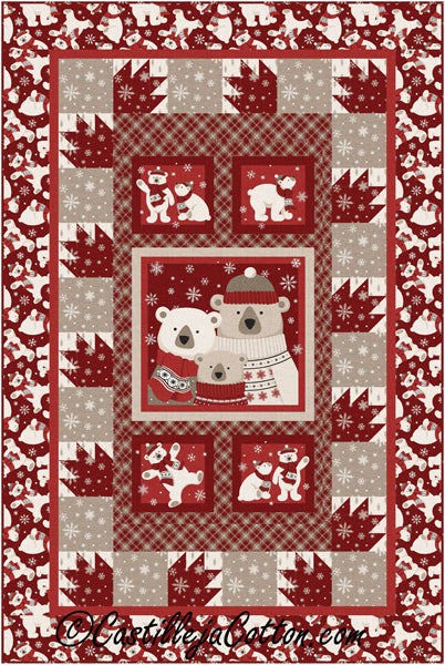 Bearly Christmas Quilt Pattern CJC-56821w  - Wholesale Product