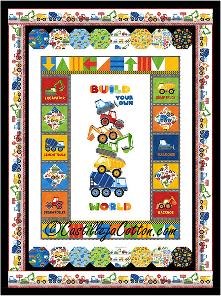 Building Equipment Quilt CJC-58201e - Downloadable Pattern