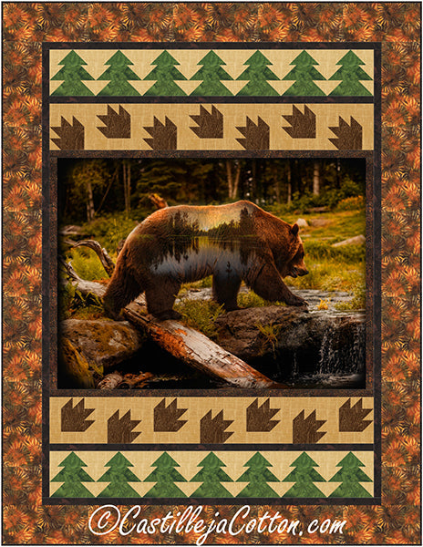 Forest Bear Quilt Pattern CJC-58841 - Paper Pattern