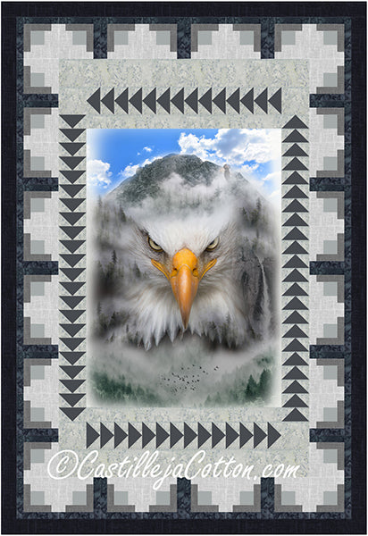 Eagle Mirage Quilt CJC-58851e - Downloadable Pattern