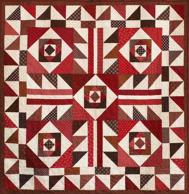 Bull's-eye Quilt CMQ-121e - Downloadable Pattern