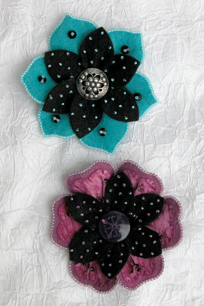 Dips 'N' Tips Flower Pins DBM-1304e  - Downloadable Pattern