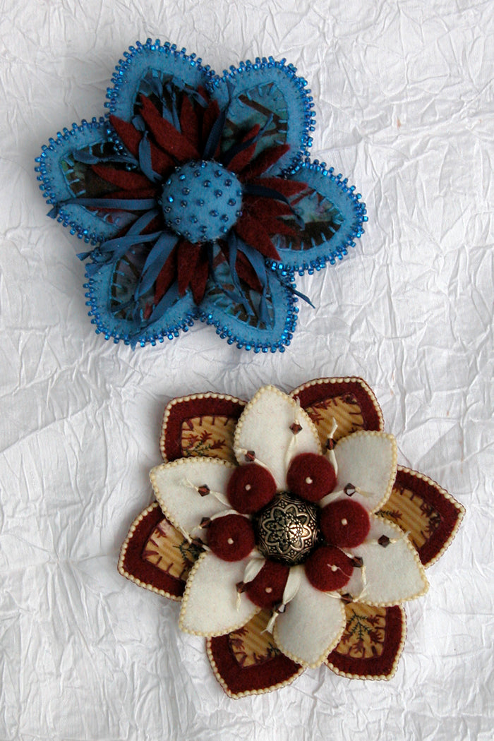 Bloom 'N' Berries Flower Pins DBM-1305e - Downloadable Pattern