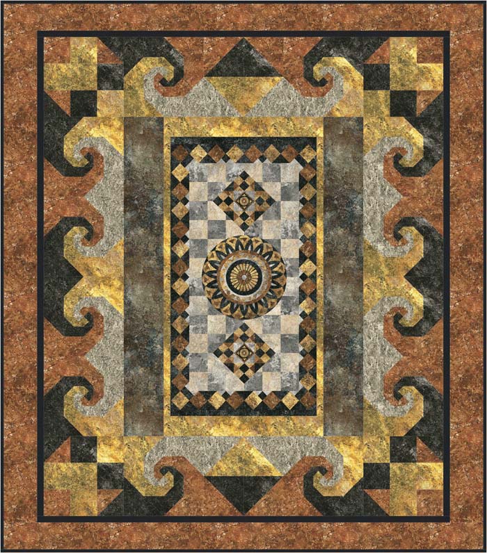 Pick-A-Panel Quilt Pattern GTD-120w  - Wholesale Product