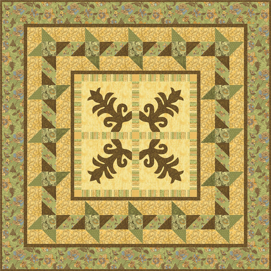 Le Jardin D'Amis Quilt GTD-122e - Downloadable Pattern