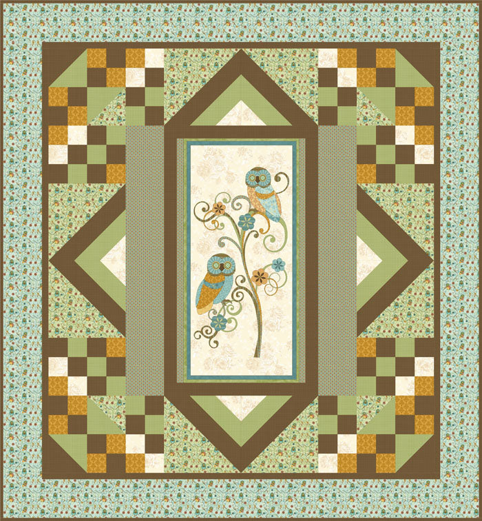 I Love Owls! Quilt Pattern GTD-126w  - Wholesale Product