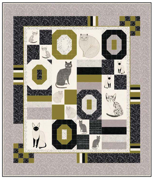 Annie's Cats Quilt HHQ-7440e - Downloadable Pattern