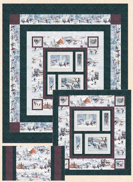 Hockey Practice Quilt Pattern HHQ-7458w  - Wholesale Product