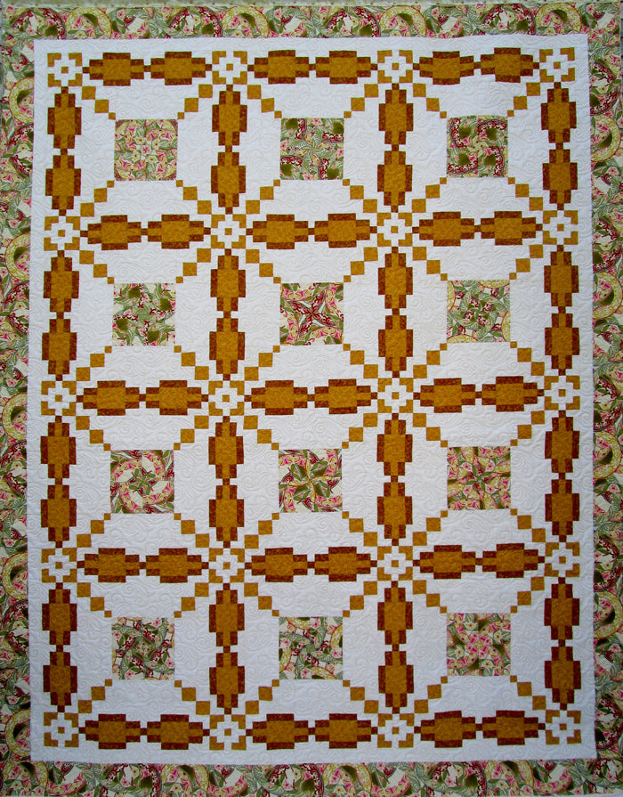 Queen's Crown Quilt HQ-234e - Downloadable Pattern