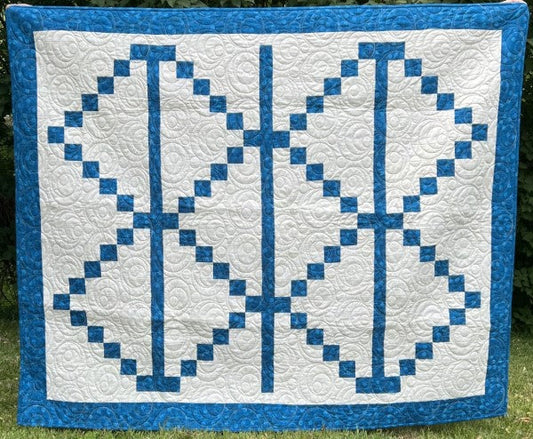 Split Diamonds Quilt Pattern KB-71 - Paper Pattern