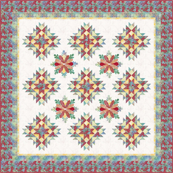 Sophie's Garden Quilt PC-219e - Downloadable Pattern