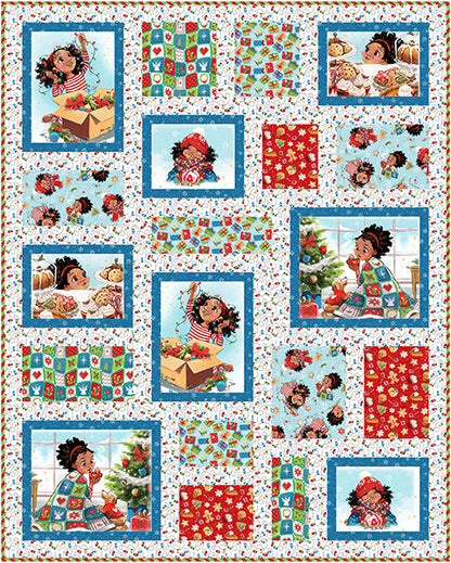 Christmas Album Quilt Pattern PC-291 - Paper Pattern