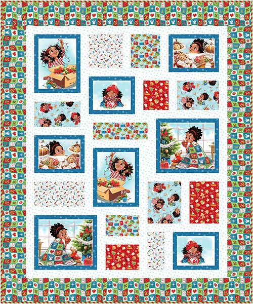 Christmas Album Quilt PC-291e  - Downloadable Pattern