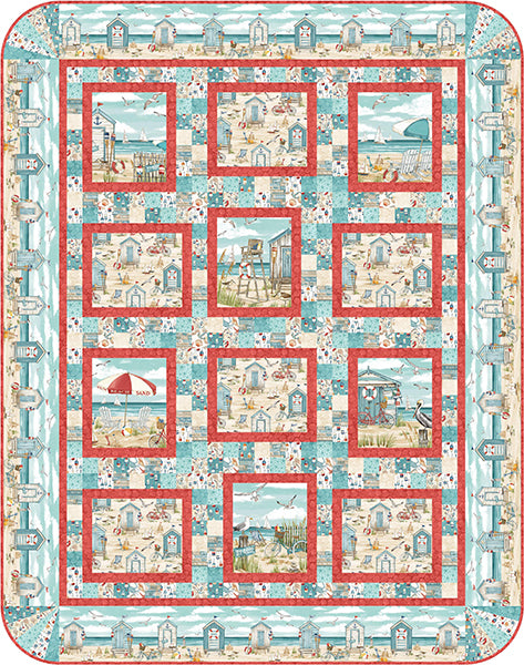 Just Beachy Quilt PC-293e - Downloadable Pattern – QuiltWoman.com