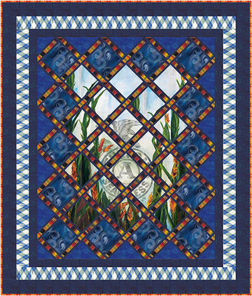 Sashed Quilt Pattern PC-294 - Paper Pattern