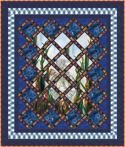 Sashed Quilt Pattern PC-294 - Paper Pattern