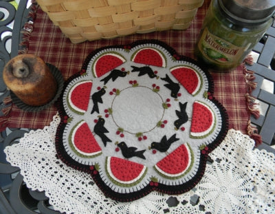 Crow's Picnic Candle Mat Pattern PLP-172 - Paper Pattern