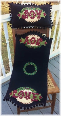 Love & Joy Pillow & Table Runner Pattern PLP-185 - Paper Pattern