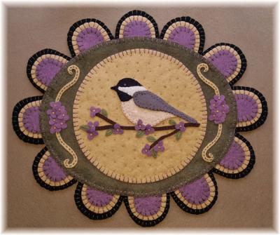 My Little Chickadee Table Mat Pattern PLP-189 - Paper Pattern