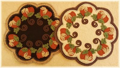 October Harvest Candle Mat Pattern PLP-210 - Paper Pattern