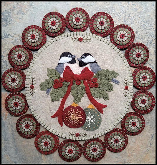 Christmas Visitors Penny Mat PLP-266e  - Downloadable Pattern