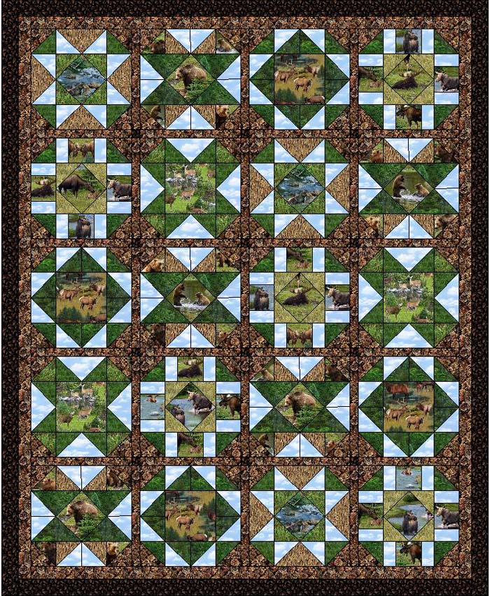 Range Rovers Quilt Pattern PS-915w  - Wholesale Product