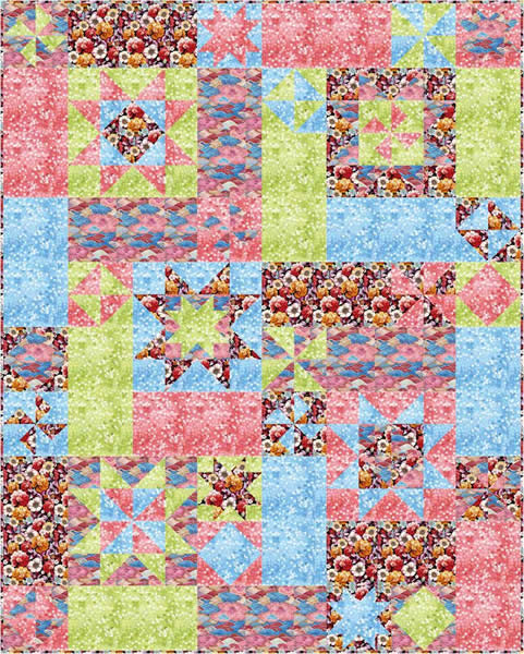 Easy Peasy Quilt Pattern QN-003w  - Wholesale Product