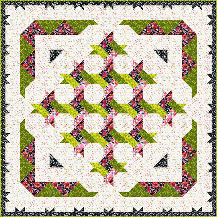 Frolic Quilt Pattern QN-040w  - Wholesale Product