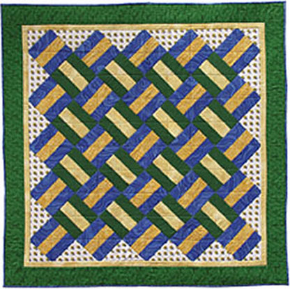 Cross Ties Quilt Pattern - Straight to the Point Series QW-04w  - Wholesale Product