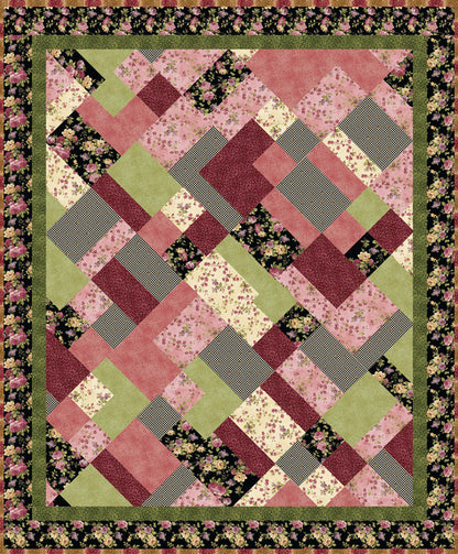 Dance Partners Quilt Pattern - Straight to the Point Series QW-09w  - Wholesale Product