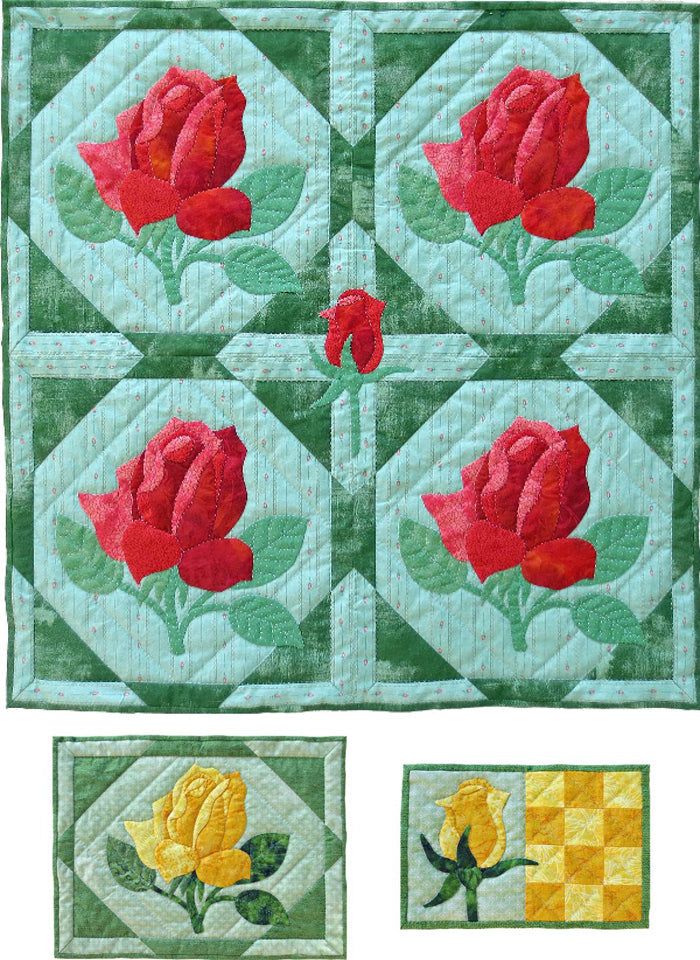 Rose Garden Quilt Pattern SCN-2073w  - Wholesale Product