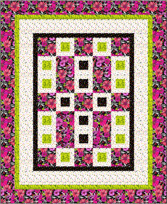 Hannah's Garden Quilt SM-149e - Downloadable Pattern